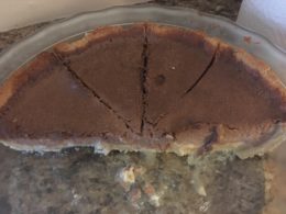 Dark chocolate pie paleo and vegan